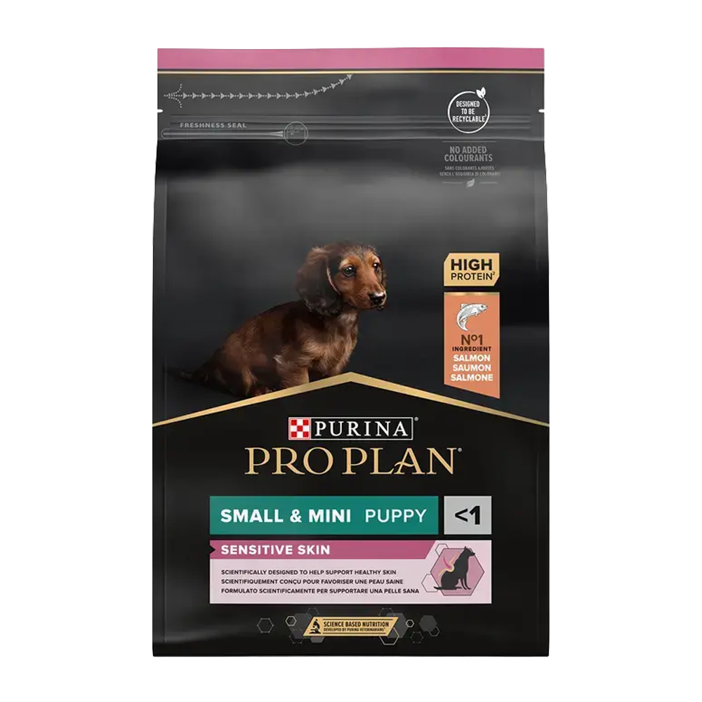 Pro Plan Small & Mini Hvalpe Sensitiv Hud - 3 kg