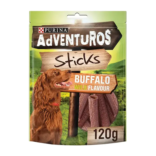 Adventuros Sticks Til Små Hunde Buffalo - 90 G