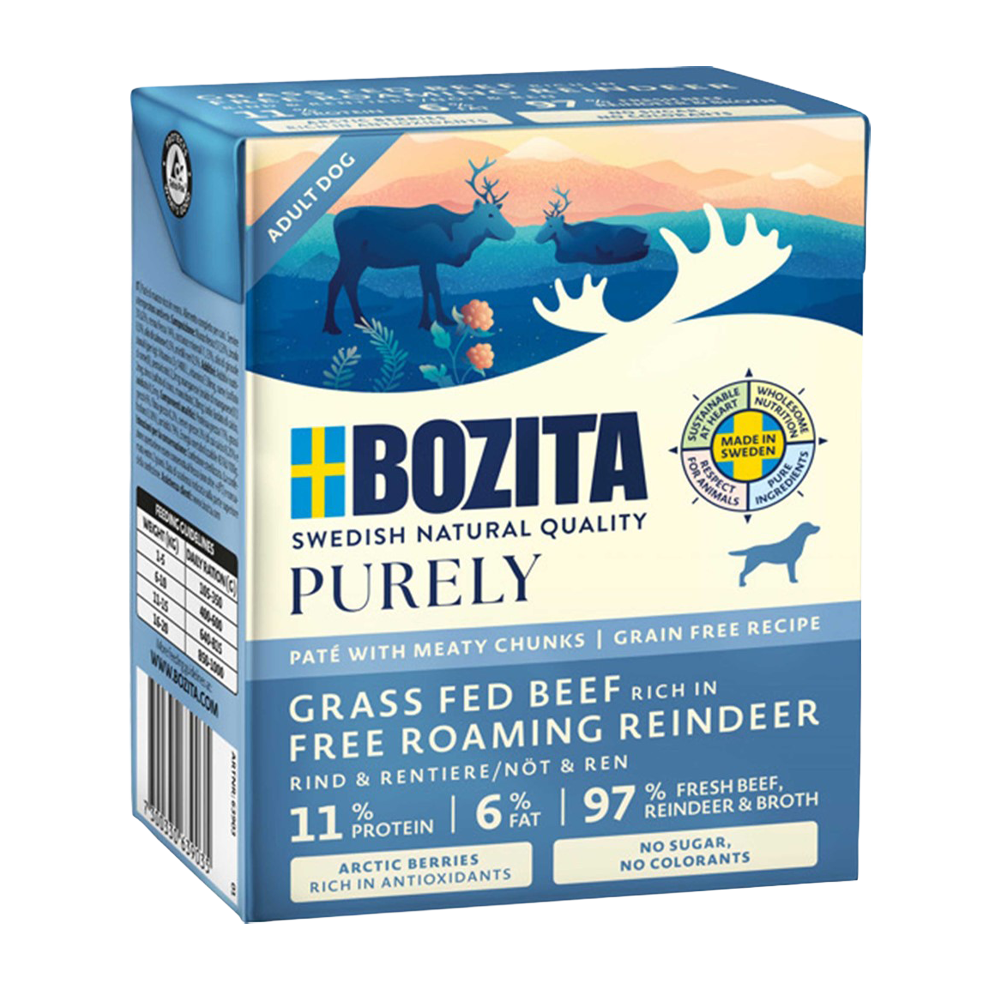 Bozita D Pur Paté rensdyr - 370 G