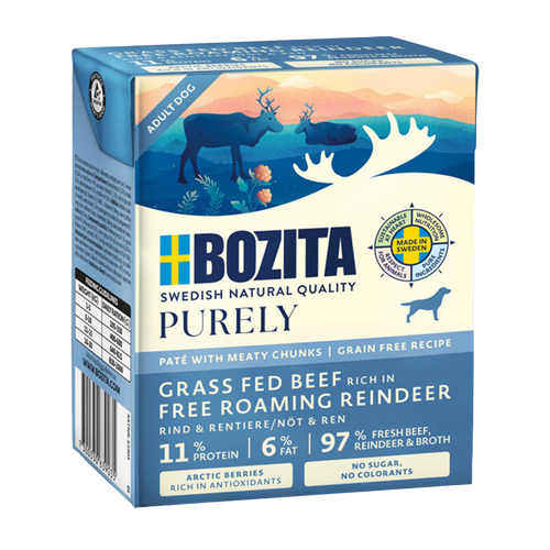 Bozita D Pur Paté rensdyr - 370 G