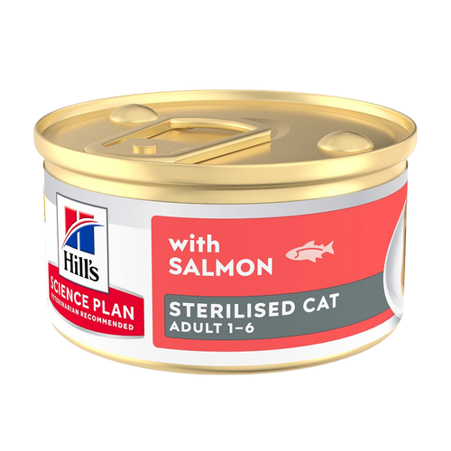 Hill's Science Plan Sterilised Cat Adult Mousse med lax - 85g