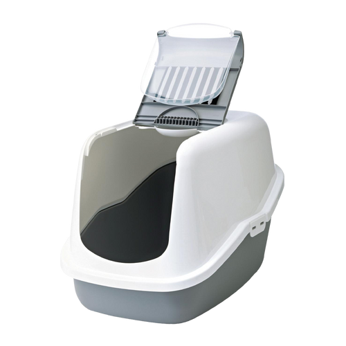 Nestor Kattetoilet Hvid/Grå - 56x39x38,5 CM