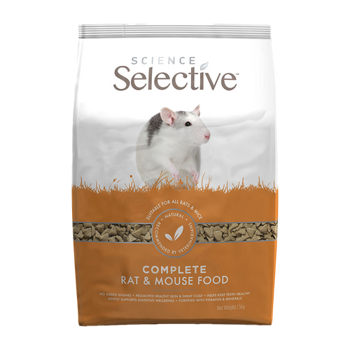 Selective Råtta & Mus Foder - 1,5 KG | Endast 189 kr! - Zoogiganten