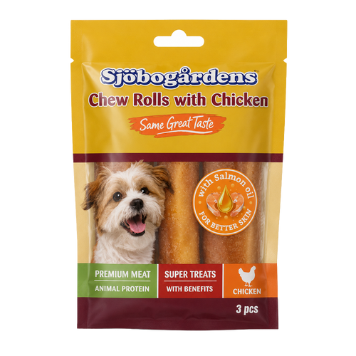 Sjöbogårdens Chew Rolls with chicken - 3 pack