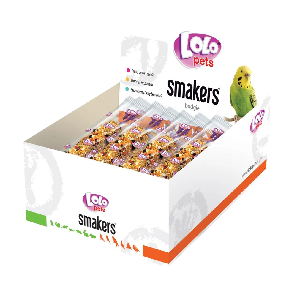 Smakers Budgie Jordbær - 1 stk.