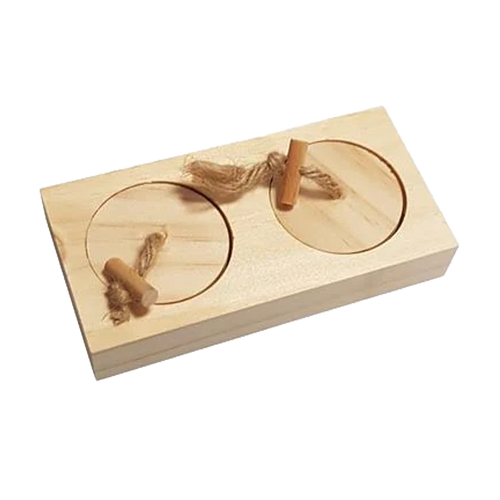 Snack Puslespil Træ - 12X6X2,5 CM