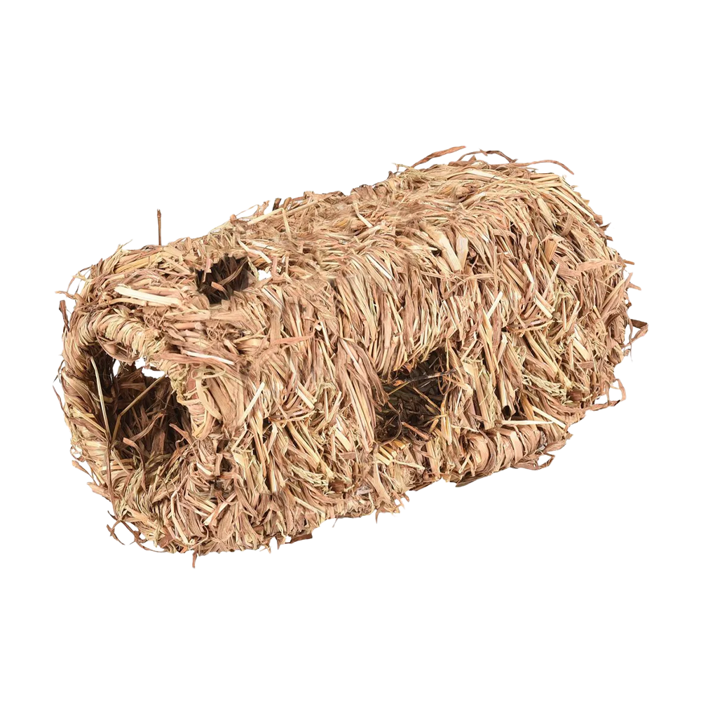 Flamingo Sovtunnel i gräs hamster - 21 x 6 cm