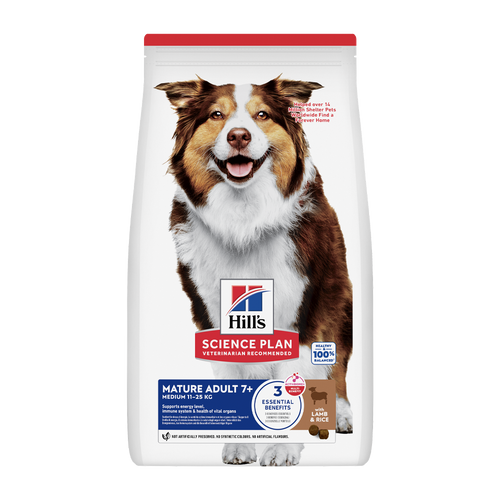 Science Plan Hundefoder Mature Medium Lam & Ris - 12 KG