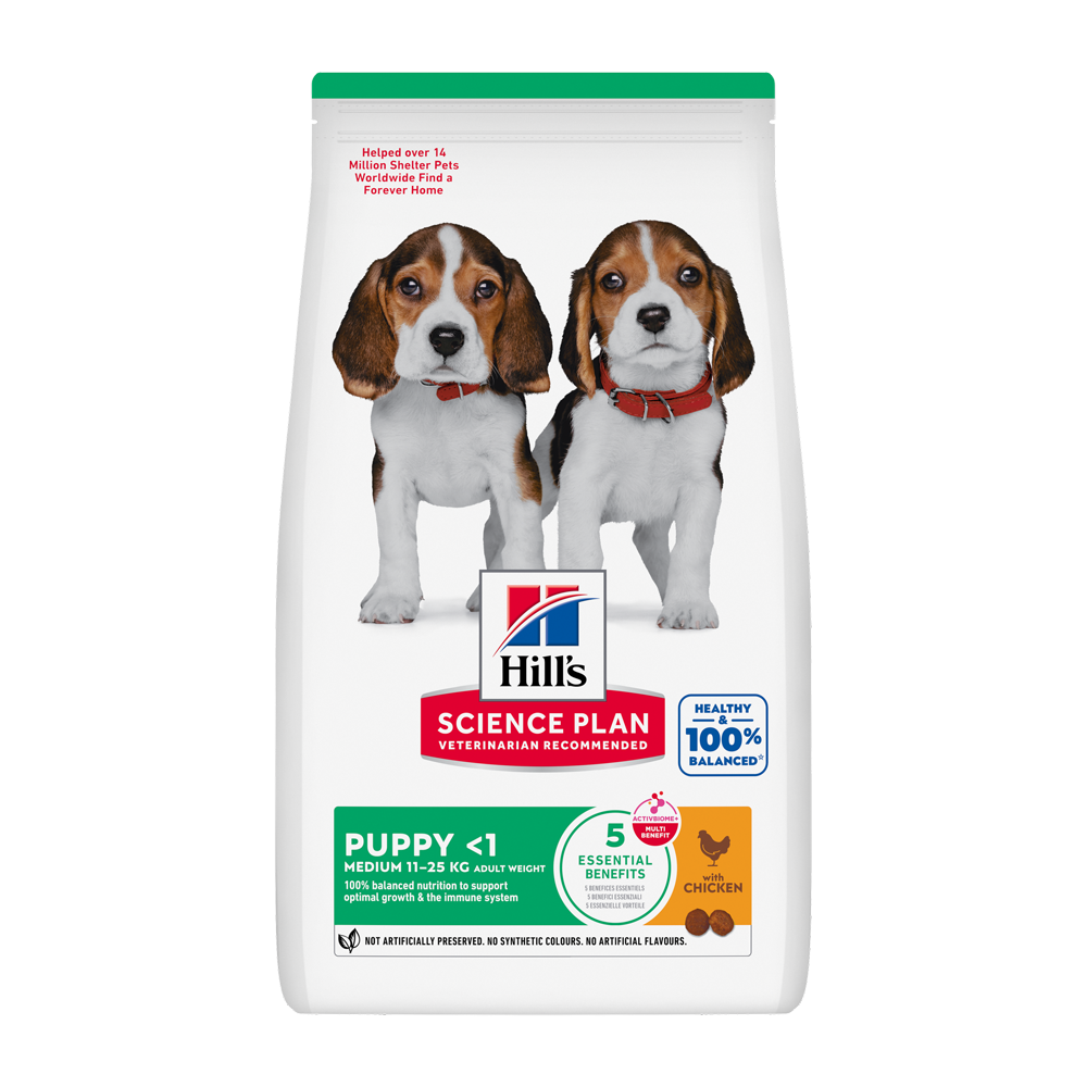 Science Plan Puppy Medium Kylling - 2,5 KG
