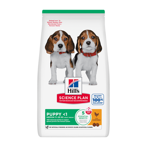 Science Plan Puppy Medium Kylling - 2,5 KG