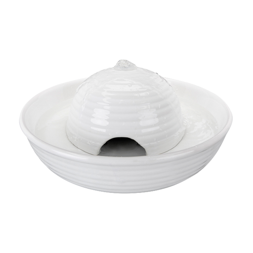 Vandfontæne Vital Flow Mini Keramik Hvid - 0.8 L