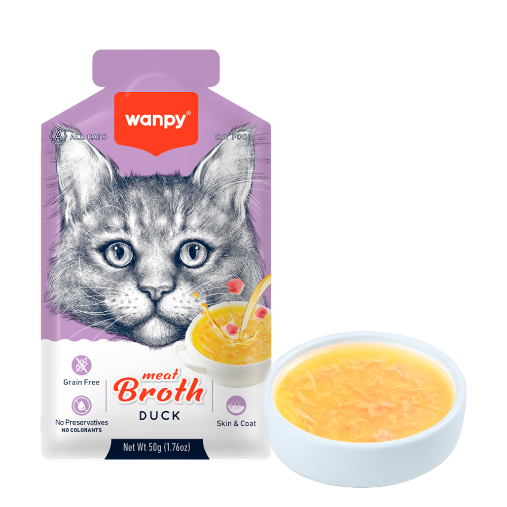 Wanpy Cat Kødbouillon And - 50 G