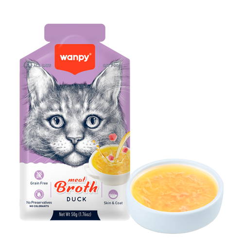 Wanpy Cat Kødbouillon And - 50 G
