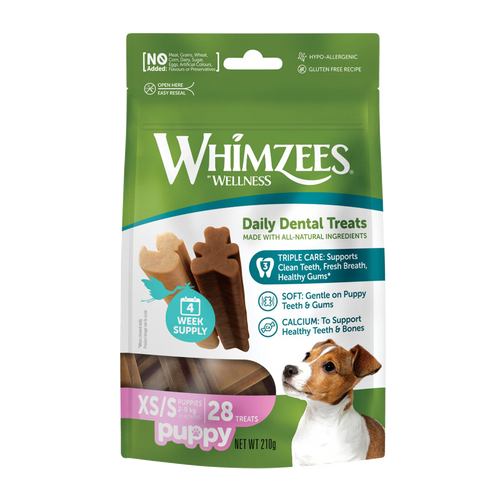 Whimzees Valp XS/S 28 ST - 210 G | Endast 119 kr! - Zoogiganten