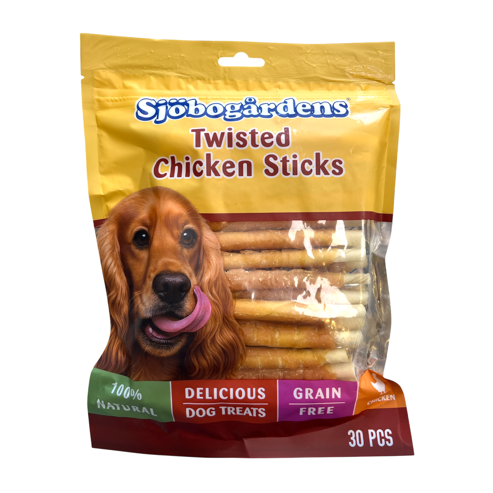 Sjöbogårdens Twisted Stick with Chicken - 30 Pack