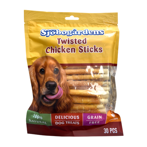 Sjöbogårdens Twisted Stick with Chicken - 30 Pack