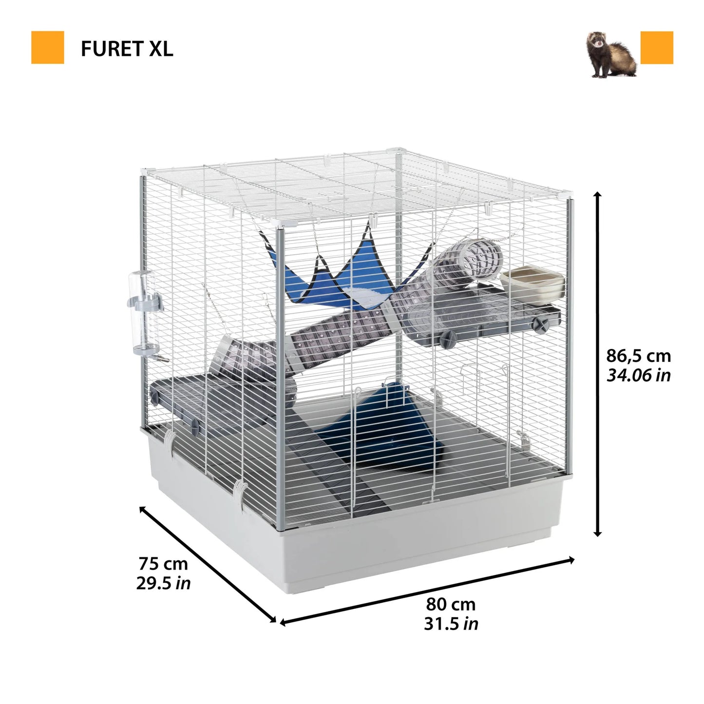 Illerbur Furet XL - Grå