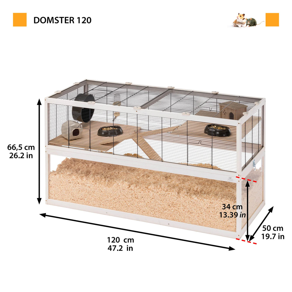 Smådyrsbur Domster 120