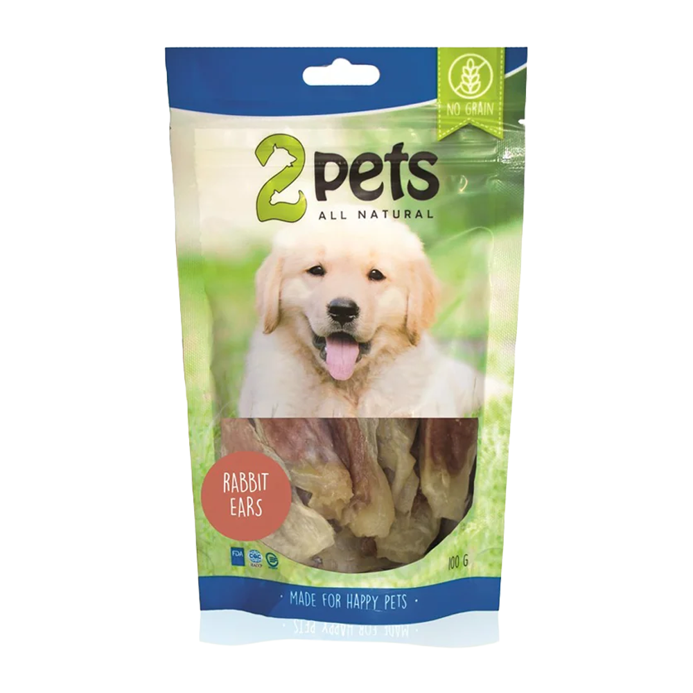 2Pets Hundegodbidder Kaninører - 100 G