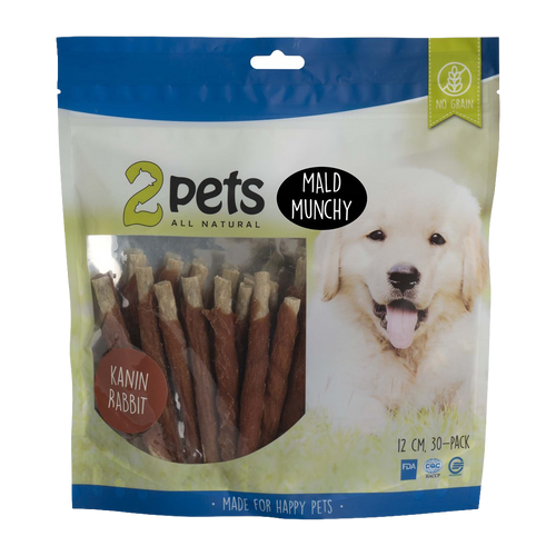 2PETS Tyggepinde til Kanin - 12 CM - 30 PAKKER