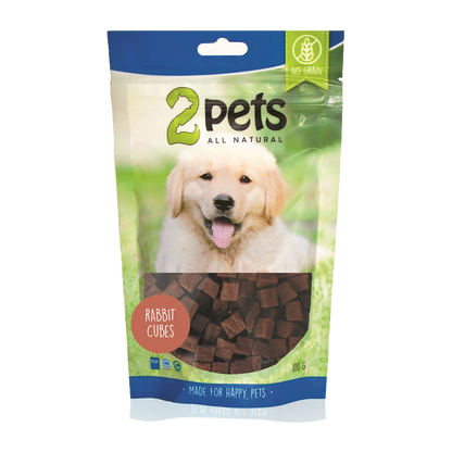 2PETS Dogsnack Rabbit Cubes
