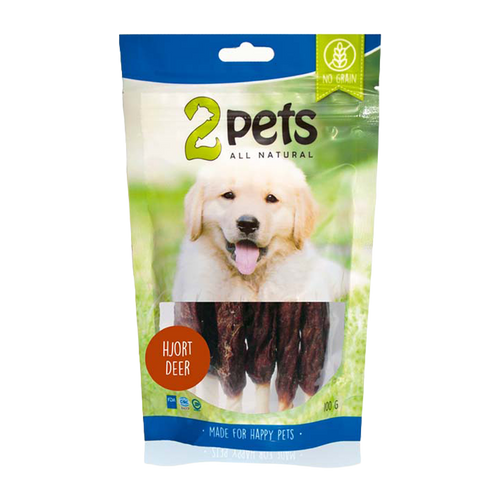 2PETS Tyggepinde M Hjort - 12 CM - 6 PAKKER