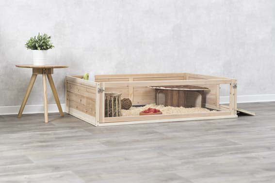 Innehage Marsvin i Trä/Plast