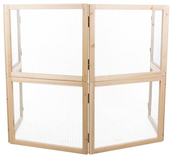 Innehage Marsvin/Kanin Trä i 4 delar