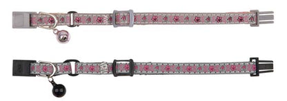 Junior Halskæde Blomstermotiv Refleks Hurtiglås Klokke Nylon Blå Farve