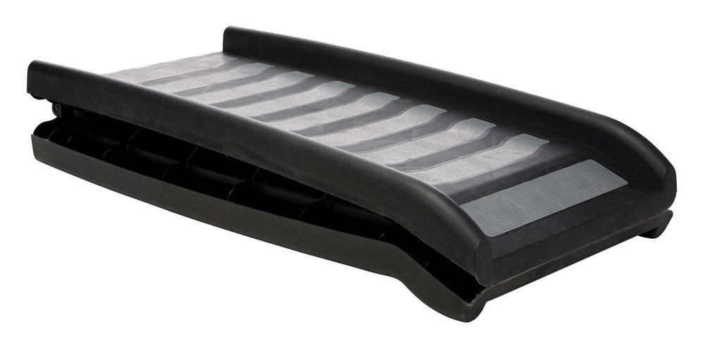 Rampe Petwalk, sammenklappelig, 39 × 160 cm, plast, sort, op til 70 kg