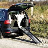 Rampe Petwalk, sammenklappelig, 39 × 160 cm, plast, sort, op til 70 kg