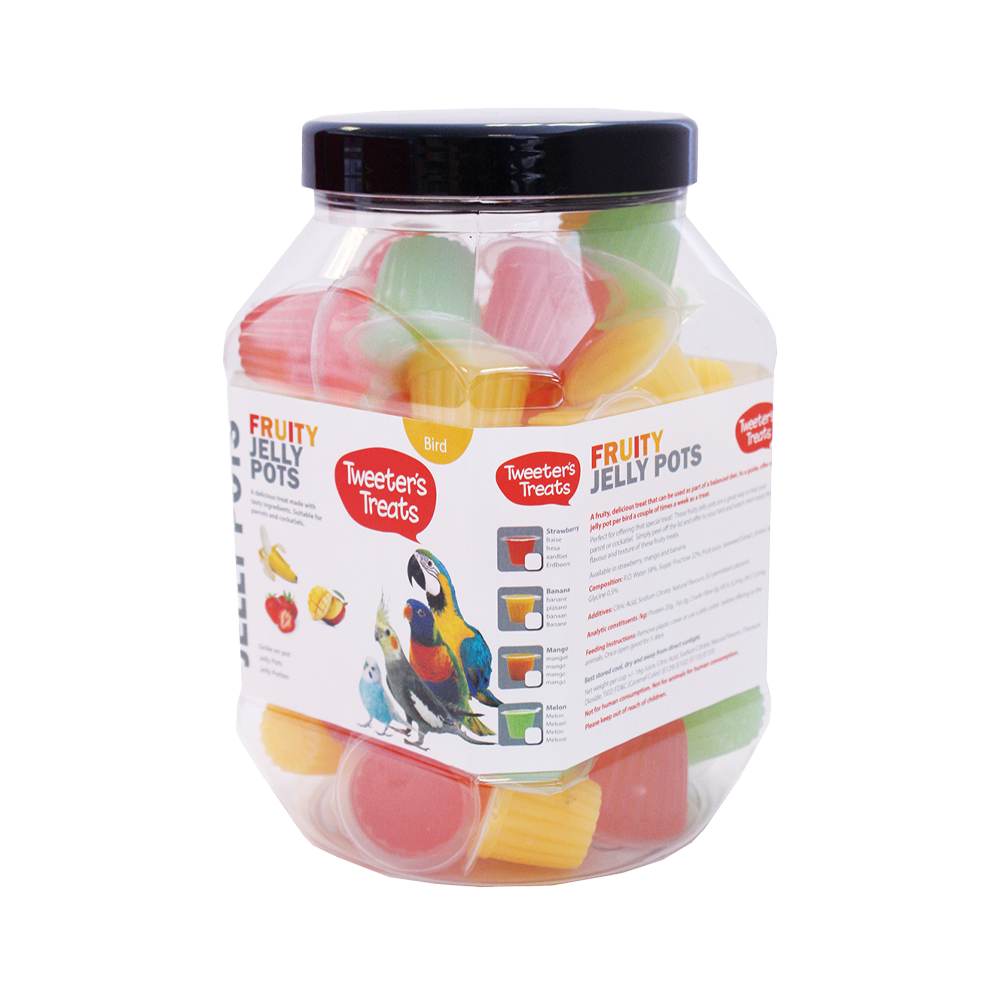 Tweeters Treats Fruity Jelly Pots - 1 st | Endast 20 kr! - Zoogiganten