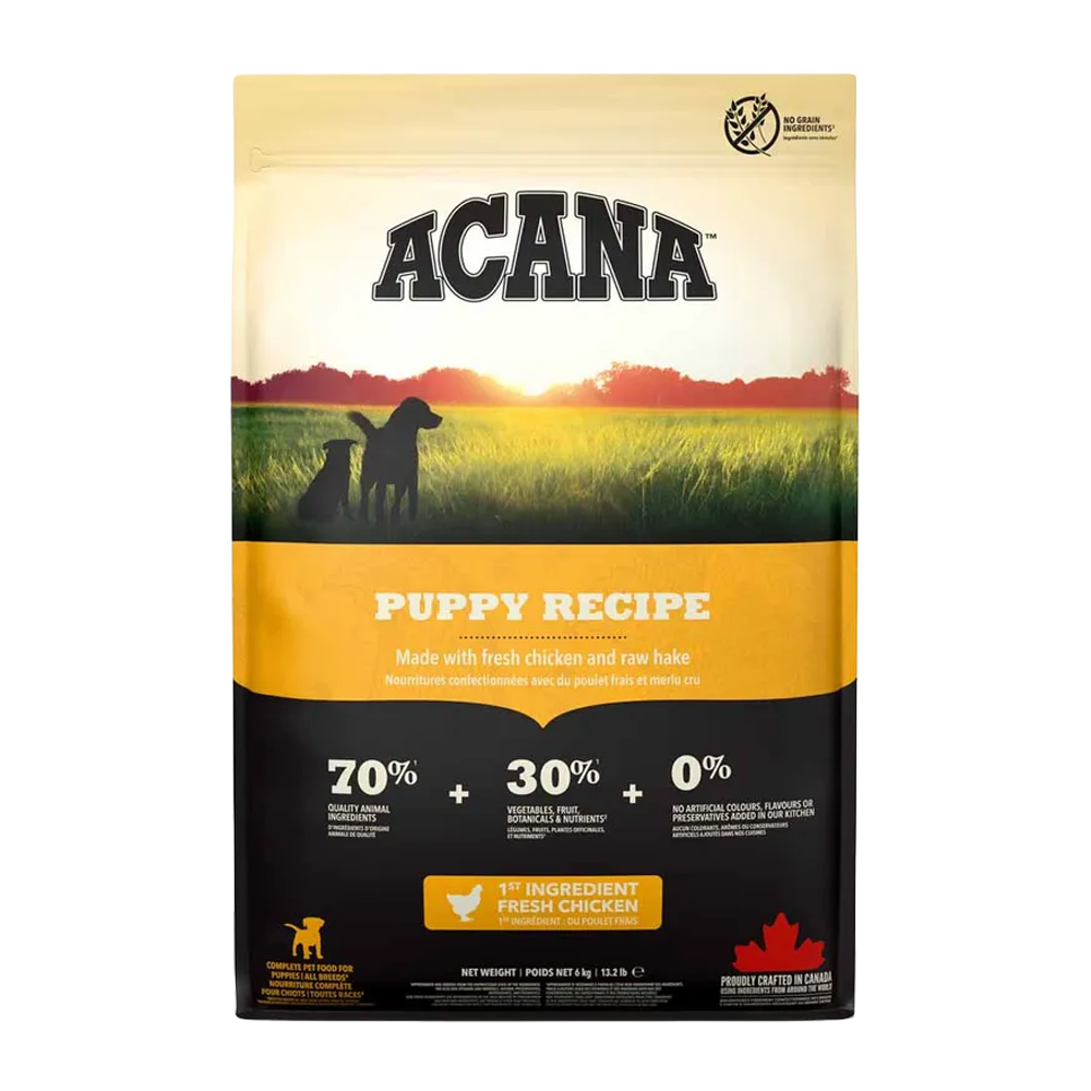 Acana hvalpeopskrift