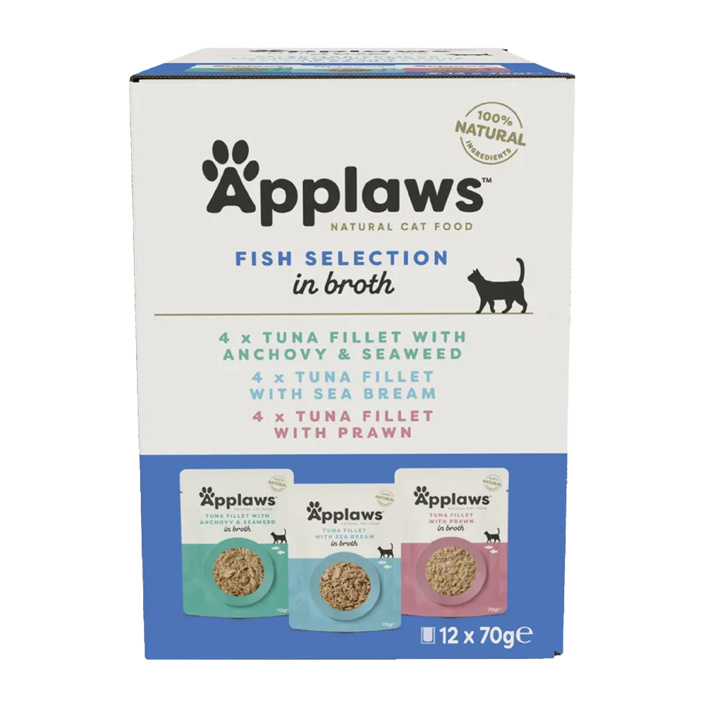 Applaws Kattepose Fish Multimix - 12X70 G