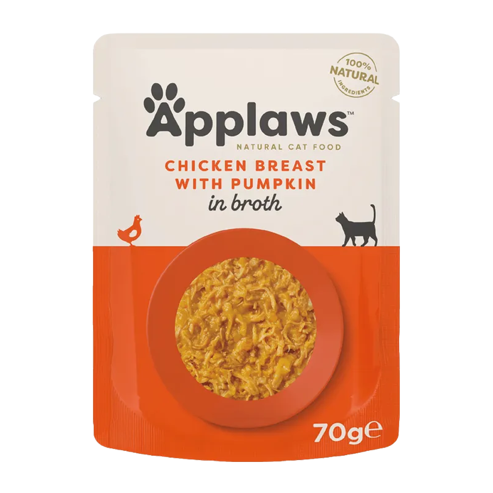 Applaws Kattepose Kylling & Græskar - 12X70 G