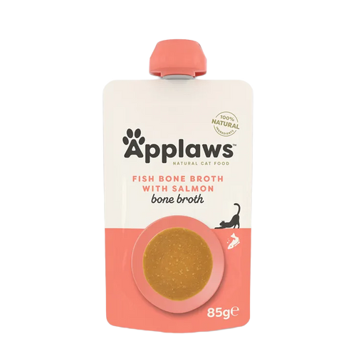 Applaws kattmat med lax i buljong - 85 G