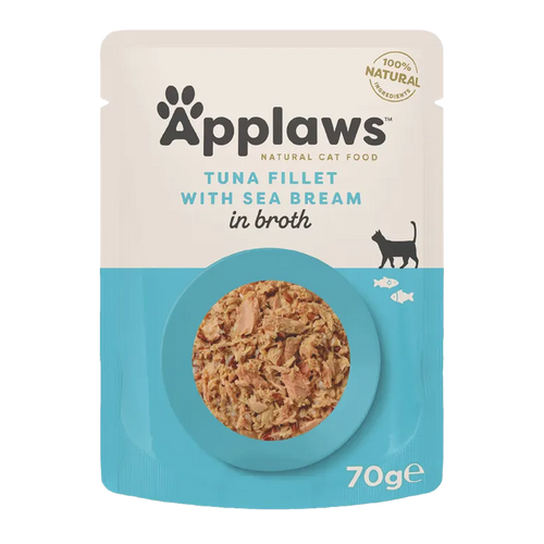 Applaws Cat Pouch Tun og havbrasen