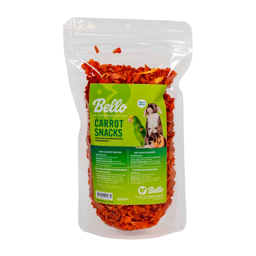 Bello Gulerodssnacks - 250 G