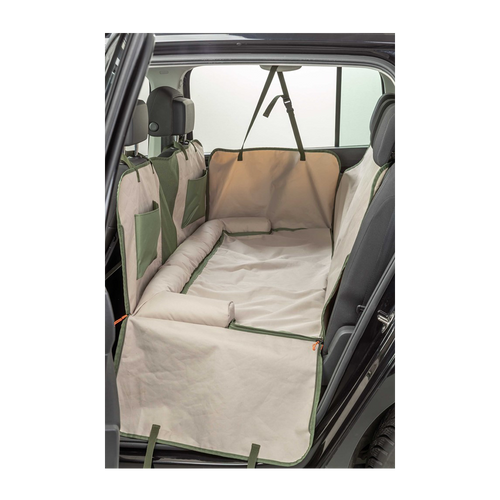 Bilskydd med vändbar filt, 1.61 × 2.1 m, olivgrön/beige