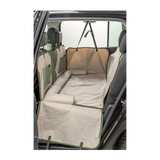 Bilskydd med vändbar filt, 1.61 × 2.1 m, olivgrön/beige