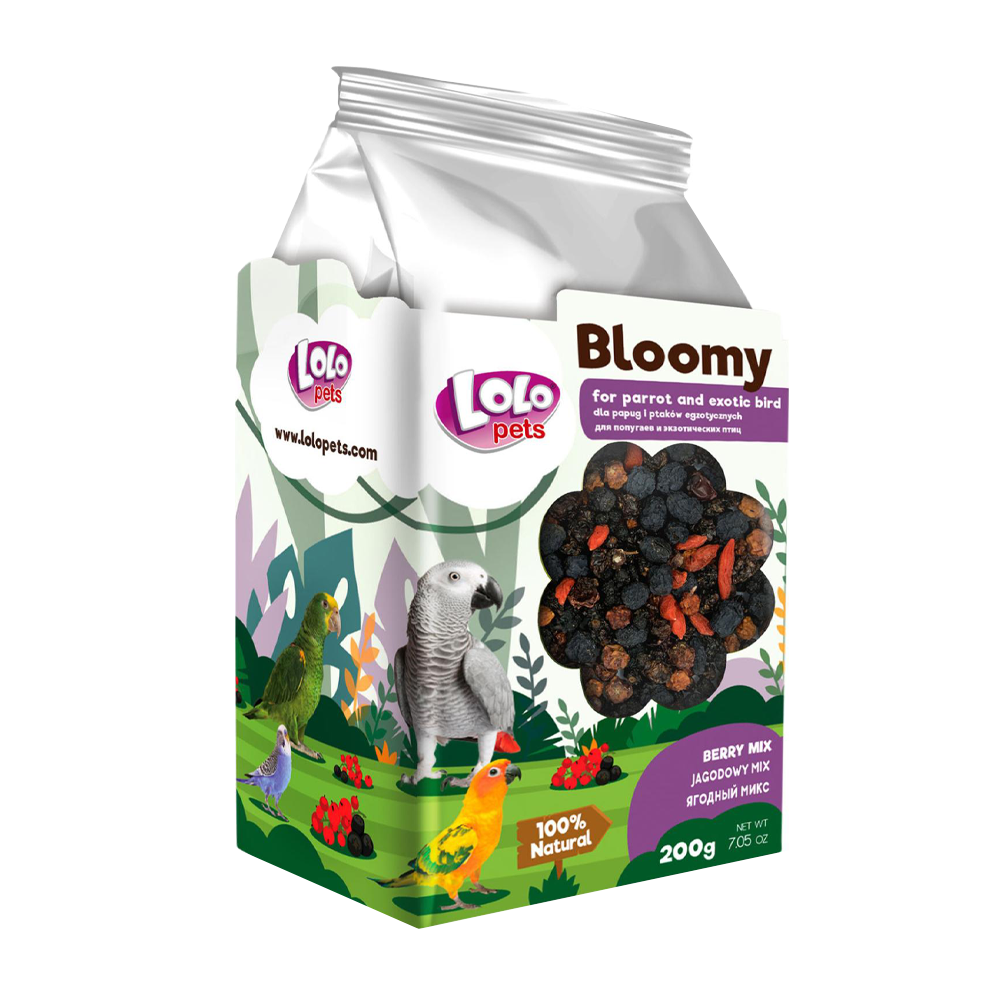 Bloomy Berry Mix Exotiska fåglar - 200 G | Endast 159 kr! - Zoogiganten