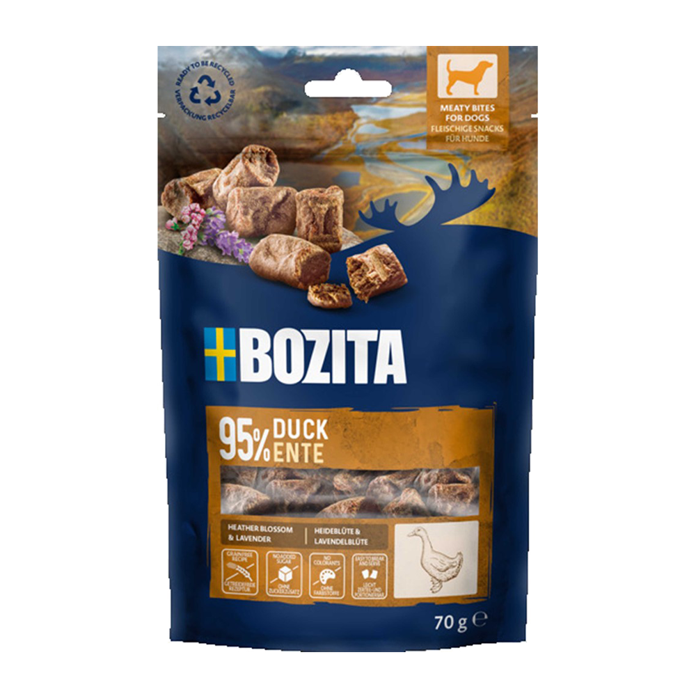 Bozita Snacks Meaty Bites Duck - 70g
