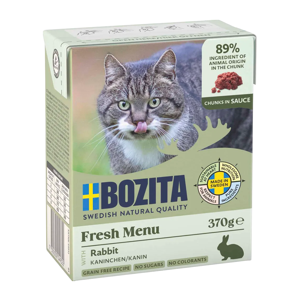 Bozita Stykker i Sauce med Kanin - 370 G