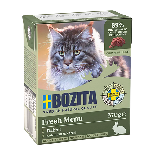 BOZITA KATTECHIPS I GELÉ MED KANIN 370 G