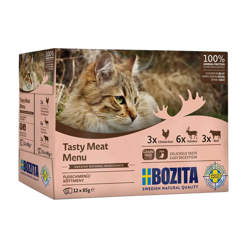 Bozita Kattekød i Gelé Multibox - 12x85 G