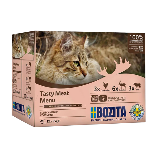 Bozita Kattekød i Gelé Multibox - 12x85 G
