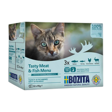 BOZITA KATTEKØD &amp; FISK I SAUCE MULTIBOX 1,02 KG