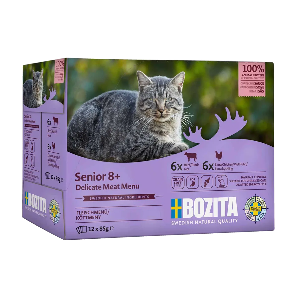Bozita Cat Senior i Sauce Multibox - 1,02 KG