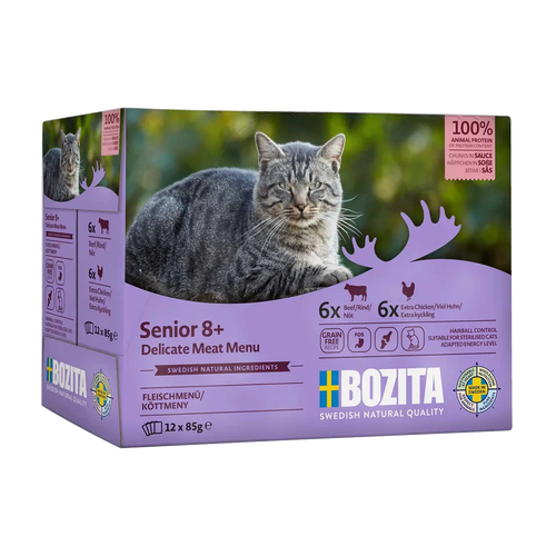 Bozita Cat Senior i Sauce Multibox - 1,02 KG
