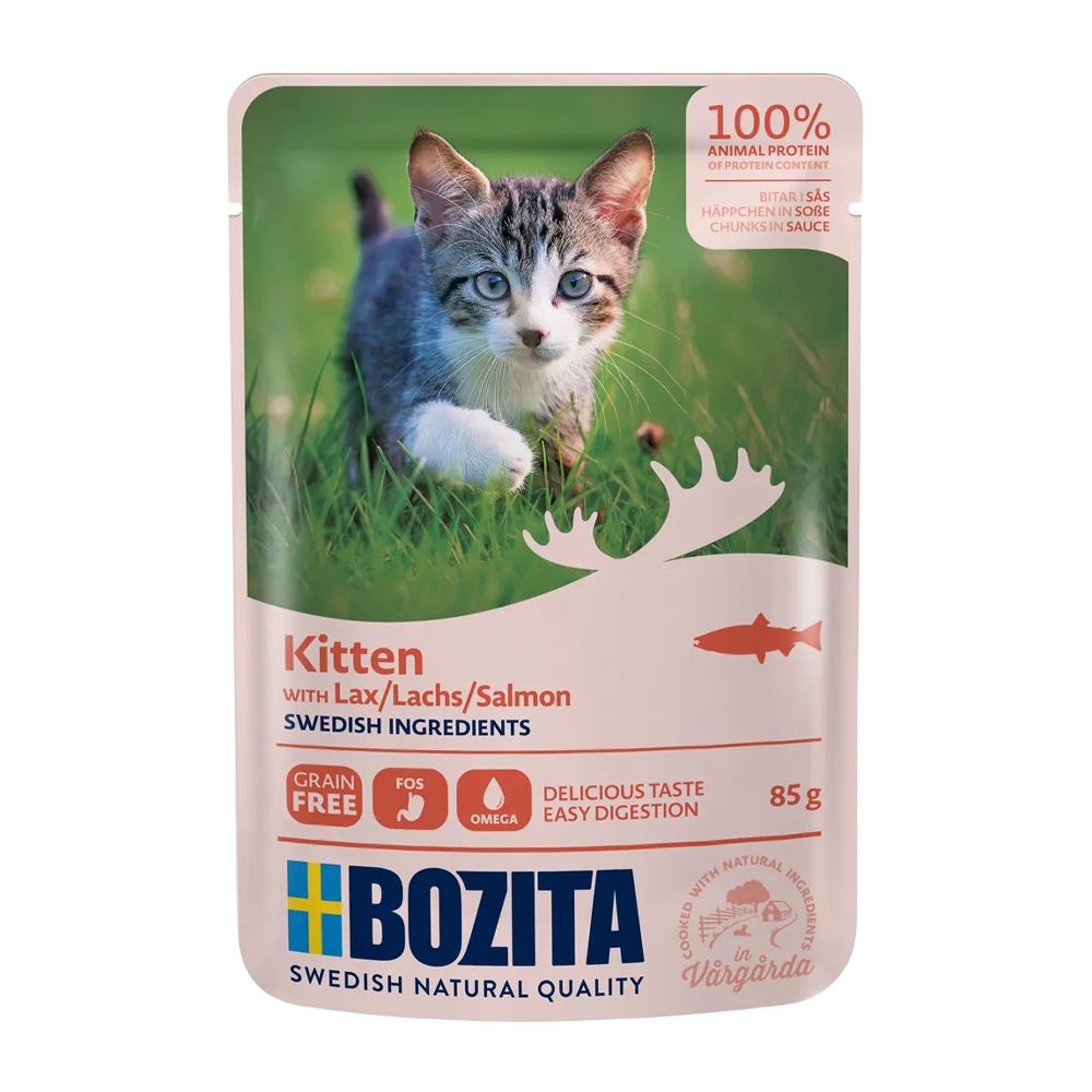 Bozita Kitten Laks i Saucepose - 85 G